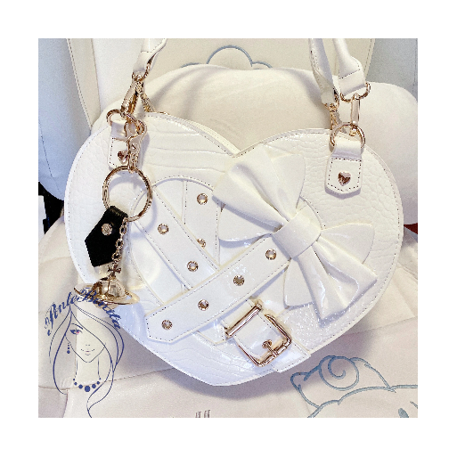 👜🖤 Bolso de Mano en Forma de Corazón “Headache Studio” - Estilo Gothic Lolita 🖤 👜🖤 Bolso de Mano en Forma de Corazón “Headache Studio” - Estilo Gothic Lolita 🖤