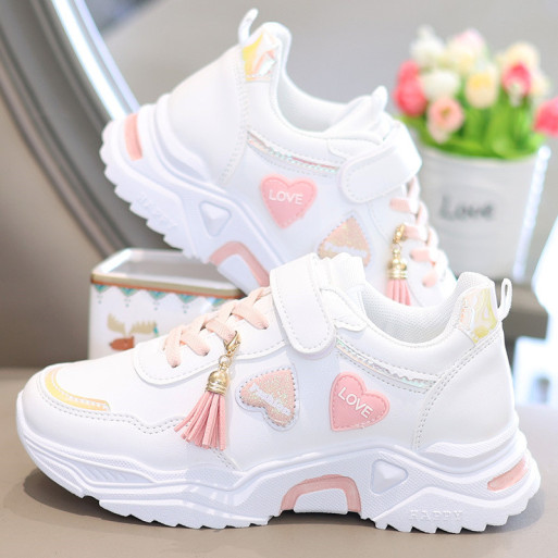 Zapatos de niña con forma de corazón Kawaii JK3828